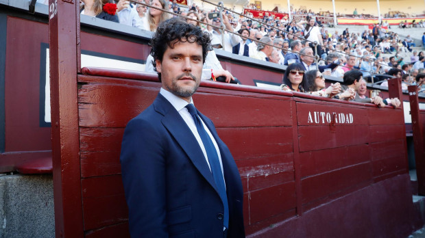 Miguel Abellan en el callejón de Las Ventas durante la pasada Feria de San Isidro