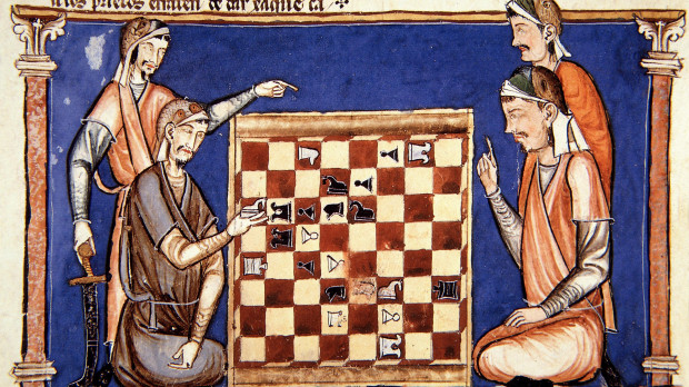 Ilustración en el Libro del ajedrez de Alfonso X el Sabio