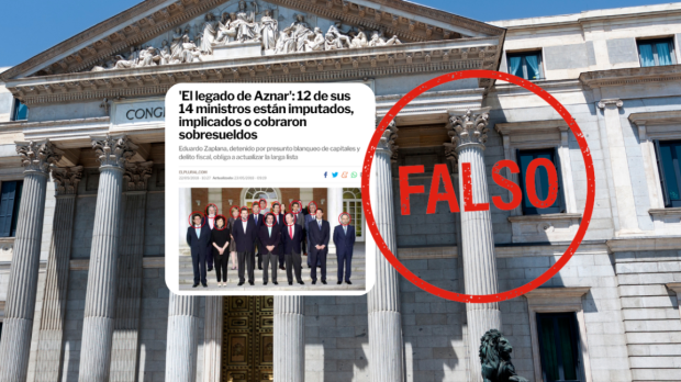 La imagen corresponde al antepenúltimo equipo de Gobierno de José María Aznar