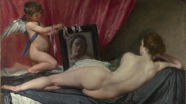 "Venus del espejo", del artista español Diego Velázquez