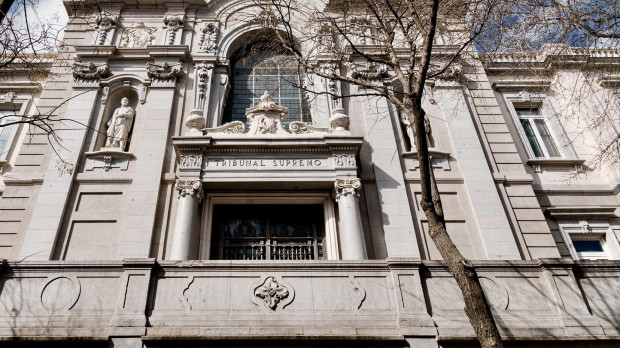 Fachada del Tribunal Supremo.