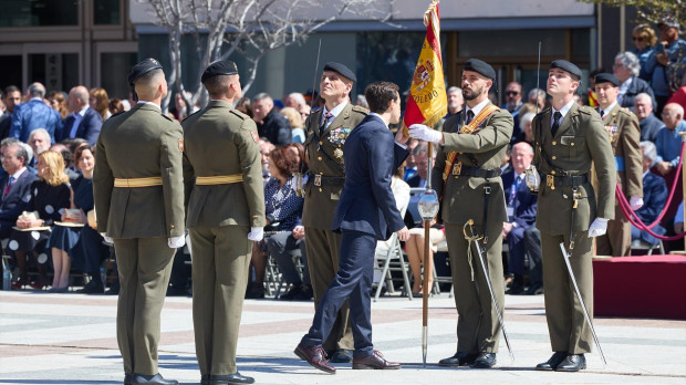 Imagen de la jura de Bandera celebrada este sábado en Alcobendas