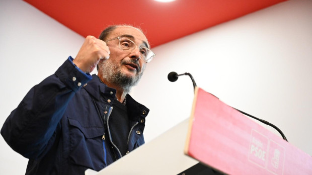 El exsecretario general del PSOE de Aragón y expresidente de la Comunidad, Javier Lambán