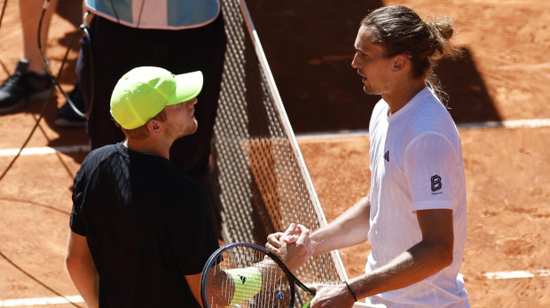 El español, Davidovich, tras caer eliminado ante Zverev