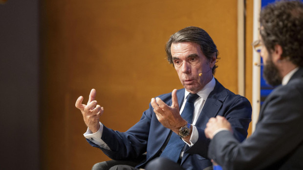 El expresidente del Gobierno y presidente de FAES, José María Aznar