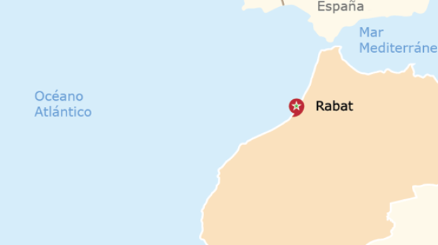 Mapa de Marruecos, según la Embajada en España