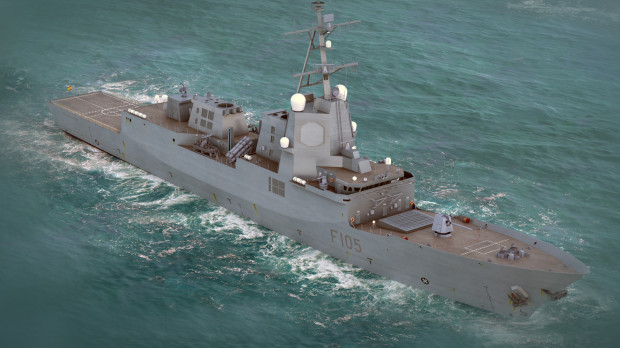 Fragata Cristóbal Colón F-105 de la Armada española