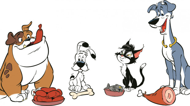 Ideafix es el perro de Astérix y Obélix en los cómics de Goscinni y Uderzo