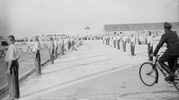 Prisioneros del campo de concentración Dachau