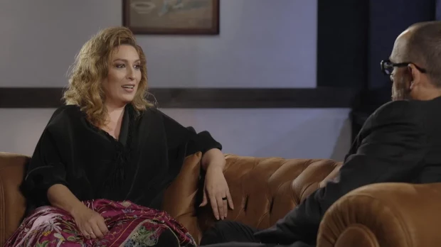 Estrella Morente y Risto Mejide, durante su conversación en Viajando con Chester