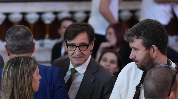 El presidente de la Generalitat de Cataluña, Salvador Illa, este lunes