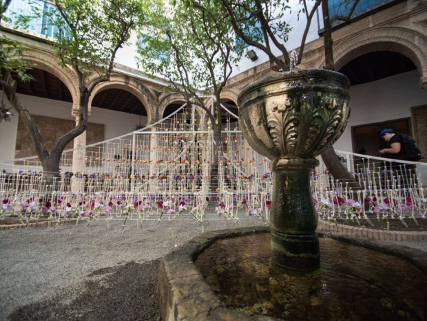 Obra participante en el Festival de las Flores 2019