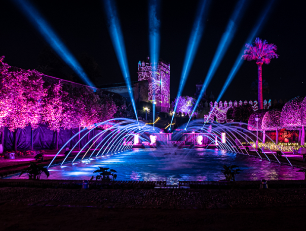 Espectáculo nocturno del Alcázar de Córdoba