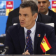 Otro fallo de protocolo: colocan la bandera de España invertida junto a Sánchez en la cumbre de la OTAN