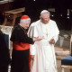 EL PAPA JUAN PABLO II JUNTO AL CARDENAL JOSEPH RATZINGER ( PAPA BENEDICTO XVI ) DURANTE UNA VISITA OFICIAL A ALEMANIA  ACTION PRESS / MITTELSTEINER / ©KORPA  14/11/1980  COLONIA *** Local Caption *** ACTION PRESS / MITTELSTEINER #05010004#  THE NEW POPE BENEDICT XVI  FILE PHOTO: JOSEPH CARDINAL RATZINGER TOGETHER WITH POPE GUISEPPE PAOLO II AT COLOGNE IN GERMANY ON NOV 14TH 1980.