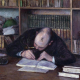 'Hombre escribiendo en su estudio' (1885), de Gustave Caillebotte