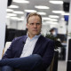 El economista Daniel Lacalle en la redacción de El Debate.