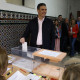 Pedro Sánchez votando este 28-M