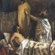 Muerte de Wifredo el Velloso, pintada por P. A. Béjar