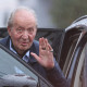 El Rey Juan Carlos, en su última visita a Sangenjo el pasado octubre