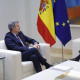 Pedro Sánchez y Alberto Núñez Feijóo, este jueves en la Moncloa