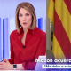 Silvia Intxaurrondo, durante la comparecencia de Carlos Mazón ante los medios