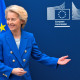 La presidenta de la Comisión Europea, Ursula von der Leyen, en Bruselas