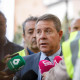 El presidente de Castilla-La Mancha, Emiliano García-Page, en Cuenca.    REMITIDA / HANDOUT por DAVID ESTEBAN GONZALEZ/JCCM  Fotografía remitida a medios de comunicación exclusivamente para ilustrar la noticia a la que hace referencia la imagen, y citando la procedencia de la imagen en la firma  30/4/2025