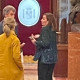 Alberto Núñez Feijóo y Francina Armengol conversan en los pasillos del Congreso