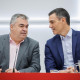Pedro Sánchez y Santos Cerdán en la Ejecutiva Federal del PSOE de 2023