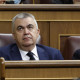 El secretario de Organización del PSOE, Santos Cerdán, este miércoles en el Congreso