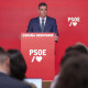 Pedro Sánchez, durante su comparecencia de este lunes