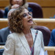 La vicepresidenta primera y Ministra de Hacienda, María Jesús Montero, interviene durante un pleno en el Senado
