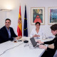 El secretario general de Agenda Urbana, Vivienda y Arquitectura, Iñaqui Carnicero, y la ministra de Vivienda y Agenda Urbana, Isabel Rodríguez