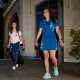 (Foto de ARCHIVO)  La internacional española Aitana Bonmatí junto a la seleccionadora Montse Tomé, a la llegada de la futbolista a la concentración de la selección    RFEF / Europa Press  30/6/2025