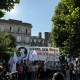 Protesta del BNG en Santiago contra Leonor