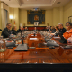 Los vocales del Consejo General del Poder Judicial reunidos en el Pleno extraordinario de 20 de diciembre de 2022