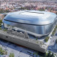 Comparativa del L-61 Juan Carlos I con el estadio Santiago Bernabéu