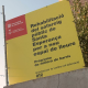 Un cartel de la Generalidad de Cataluña en catalán