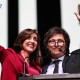 Javier Milei junto a su vicepresidente, Victoria Villarruel