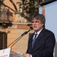 El líder de Junts, Carles Puigdemont, durante su mitin en Barcelona el pasado 8 de agosto
