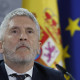 Fernando Grande-Marlaska, durante la rueda de prensa en la Moncloa
