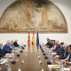 Los asistentes a la reunión de la comisión bilateral entre el Gobierno y la Generalitat de Cataluña