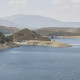 Vista del embalse del Atazar en el Berrueco, a 11 de agosto de 2022, en El Berrueco, Madrid.