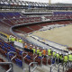 Imagen de las obras del Camp Nou a fecha 28 de julio de 2025