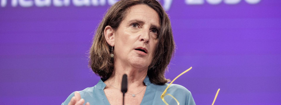 La vicepresidenta de la Comisión, Teresa Ribera