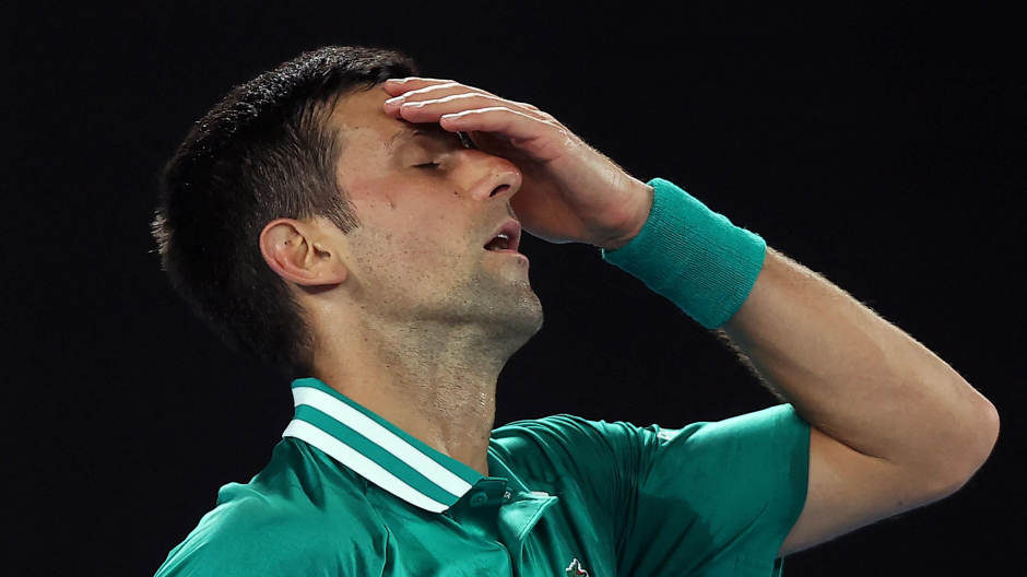 Novak Djokovic durante el pasado Open de Australia