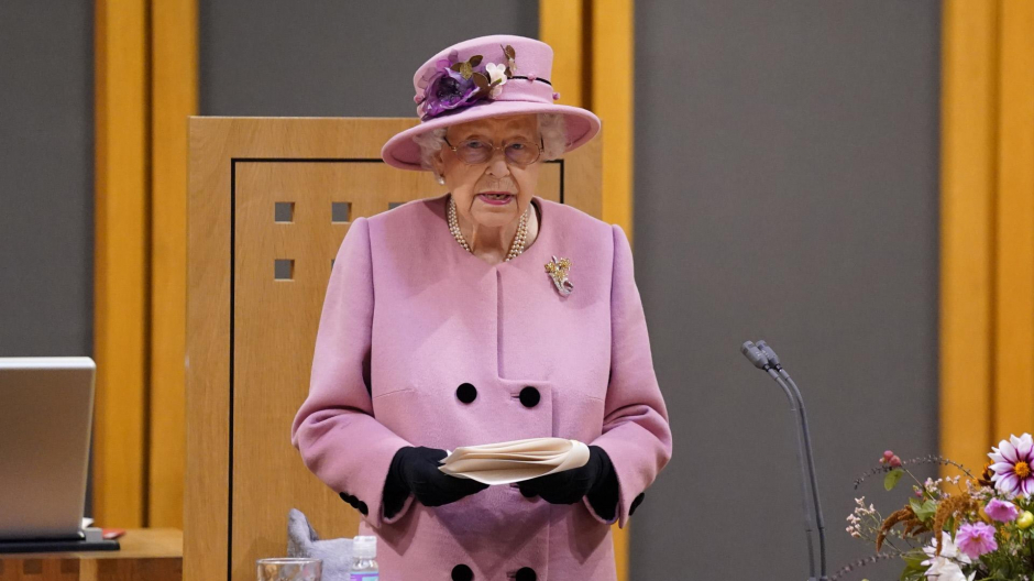 La Reina Isabel II, durante un acto oficial en octubre del pasado año
