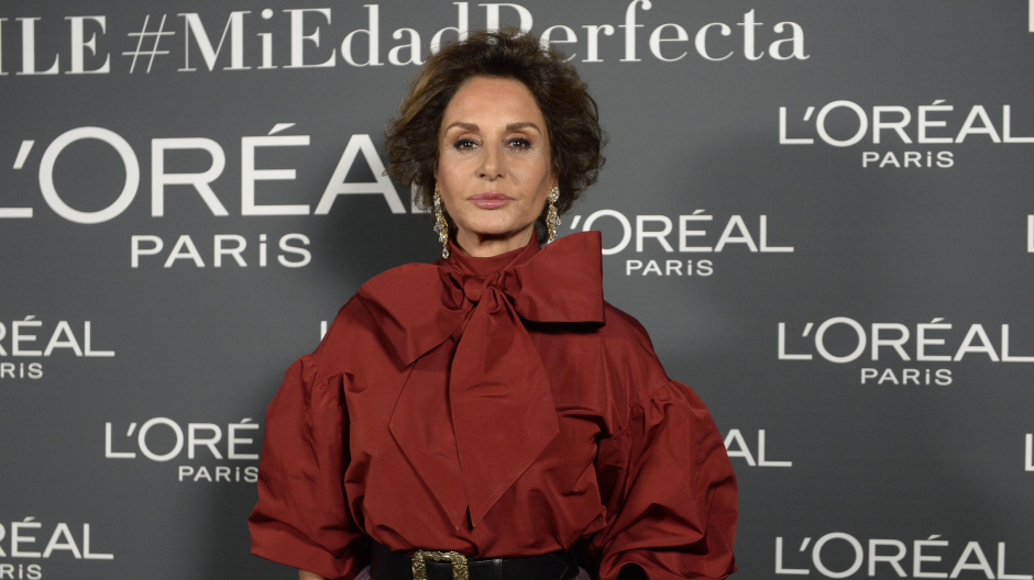 Nati Abascal during LOreal Paris event in Madrid on Friday, 31 January 2020.