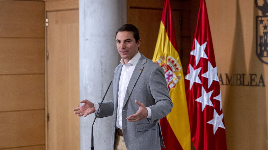 El secretario general del PSOE-M y portavoz socialista en la Asamblea, Juan Lobato